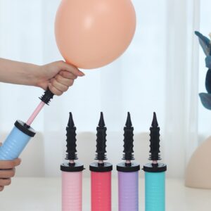 منفاخ بالونات   يدوي بلاستيكي للحفلات PINK