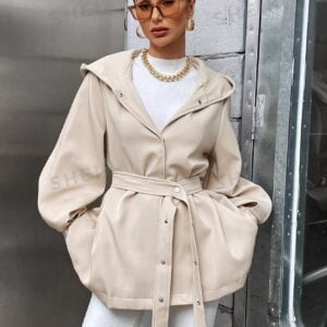 SHEIN Essnce معطف بحزام من