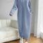 SHEIN Essnce  فستان بغطاء للرأس من