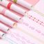 6pcs Mixed Pattern Design Highlighters