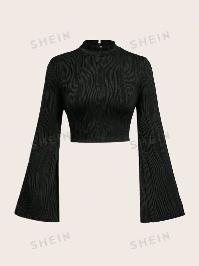 باكمام واسعة  SHEIN MOD تي شيرت