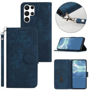 ذو التصميم العملي الأزرق المقاوم للصدمات مع فتحة بطاقة متعددة الوظائف CASE GALAXY S23ULTRA