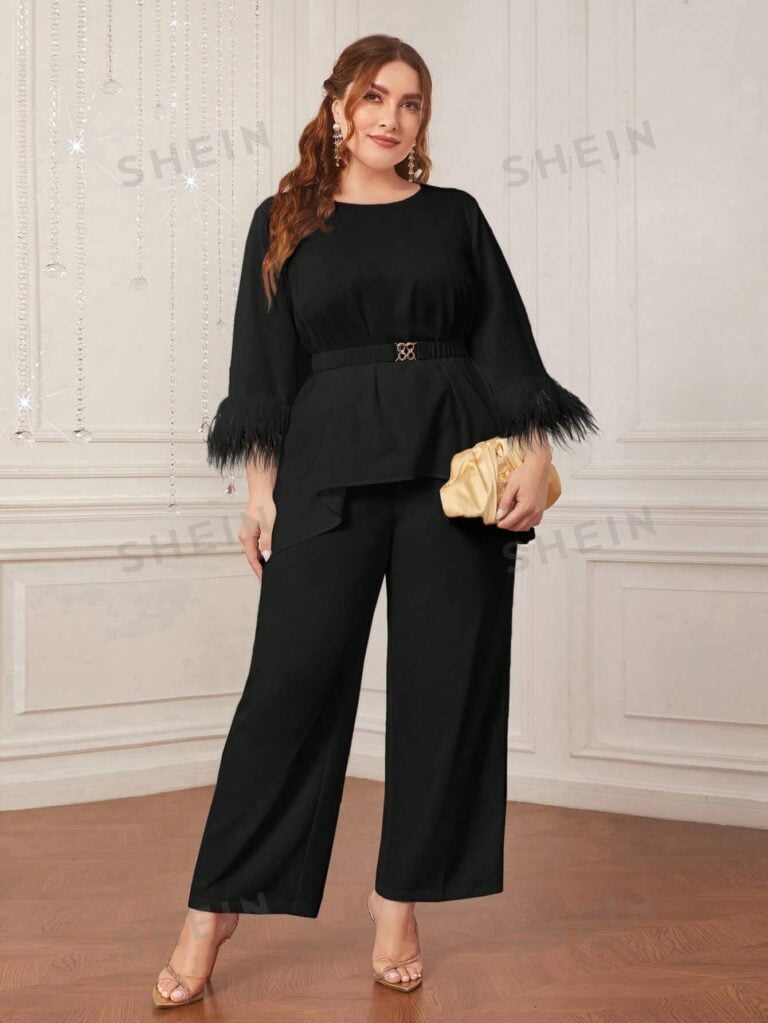 SHEIN Modely Plus طقم