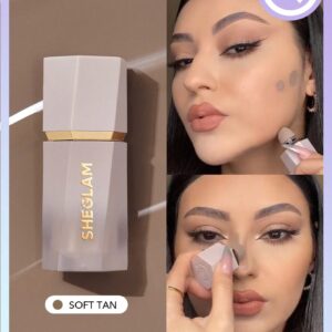 SHEGLAM كونتور برونزي غير دهني يدوم طويلاً وطبيعي من