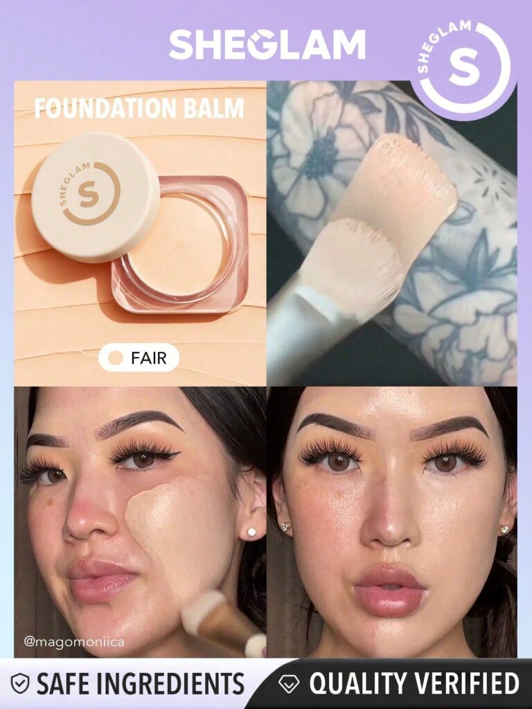 SHEGLAM بلسم كريم أساس تغطية كاملة - Fair
