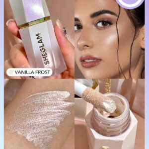 هايلايتر سائل Sheglam Glow Bloom بلون فانيلا فروست.