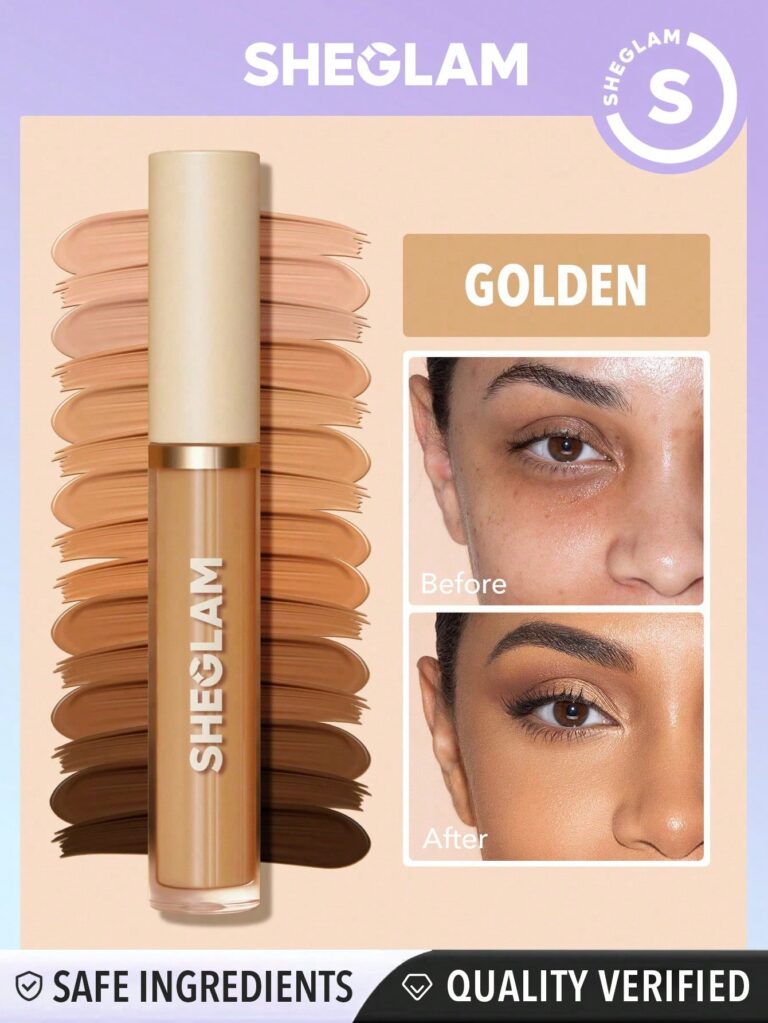 كونسيلر SHEGLAM Like Magic بتغطية كاملة يدوم 12 ساعة  بلون GOLDEN