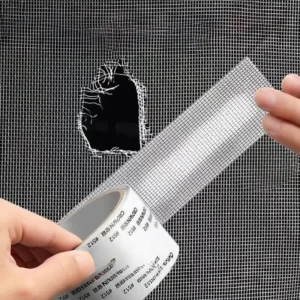 لاصق إصلاح الشباك المقاوم للماء لإصلاح الثقوب في النوافذ والأبواب، ذاتية اللصق، مضاد للحشرات والبعوض.